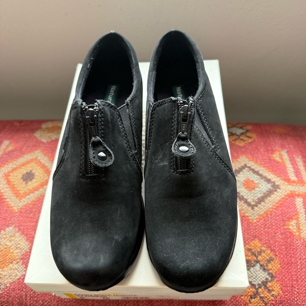 Naturalizer Zappy Black Nubuck Shoes